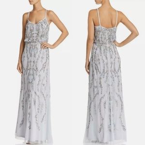 ⭐NWT⭐ Adrianna Pappell - Floral Bead Blouson Evening Dress